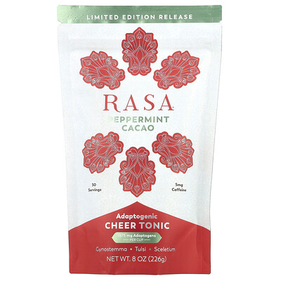 Rasa Adaptogenic Cheer Tonic Peppermint Cacao 8 oz (226 g)