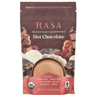 Rasa, Hongos magníficos, Chocolate caliente, 168 g (5,93 oz)