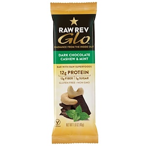 Отзывы о Ро Революшен, Raw Rev Glo, Dark Chocolate Cashew & Mint, 1.6 oz (46 g)