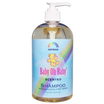 Купить Rainbow Research Baby Oh Baby, травяной шампунь, ароматизированный, 16 жидких унций