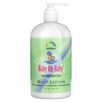 Rainbow Research Baby Oh Baby, травяной лосьон для тела, без запаха, 16 жидк. Унций