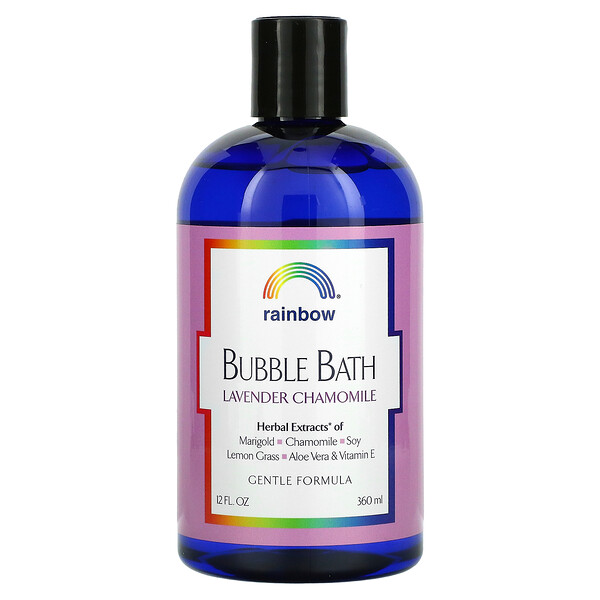Baño de burbujas, lavanda y manzanilla, fórmula suave, 12 oz líquidas (360 ml)