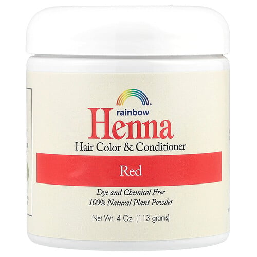 Rainbow Research Henna, Hair Color and Conditioner, Red, 4 oz (113 g)