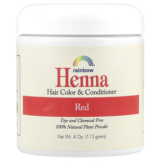 Rainbow Research, Henna, haarkleur en conditioner, rood, 113 g