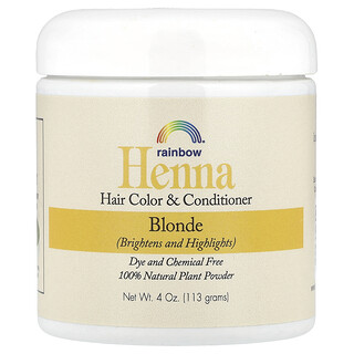 Rainbow Research, Henna, Hair Color and Conditioner, Blonde, 4 oz (113 g)