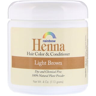 Rainbow Research, Henna, 100 % pflanzliche Haarfarbe und Pflegespⁿlung, persisches Hellbraun, 4 oz. (113 g) Pulver