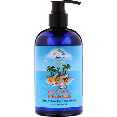 Rainbow Research Kids Shampoo & Body Wash, Original, 12 fl oz (360 ml)