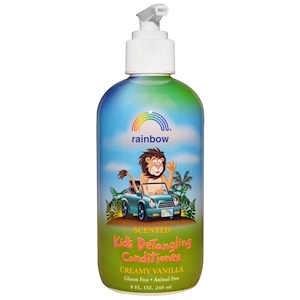 Rainbow Research, Детский кондиционер для распутывания волос, ароматизированный, ванильный крем, 8,5 жидкой унции (240 мл)