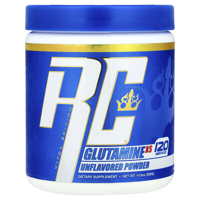 Ronnie Coleman, Vital Edition, Glutamina XS™ en polvo, Sin sabor, 300 g (10,6 oz)