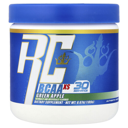 Ronnie Coleman Vital Edition, BCAA XS™, Green Apple, 6.67 oz (189 g)