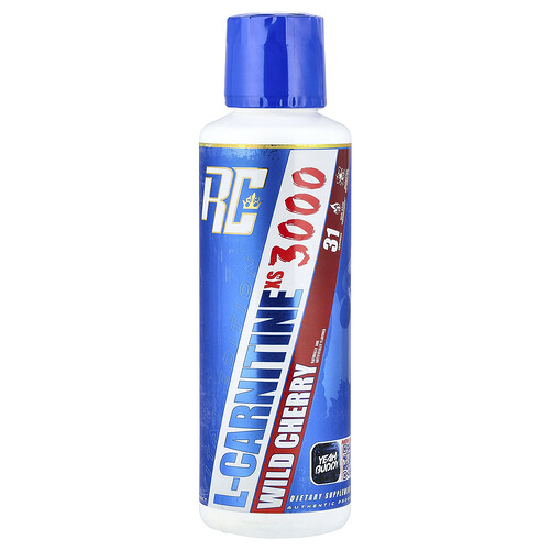 Ronnie Coleman Vital Edition, L-Carnitine XS™ 3000, Wild Cherry, 16 fl oz (473.28 ml)
