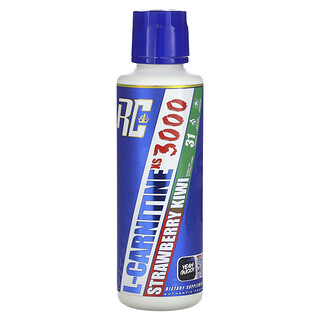 Ronnie Coleman, Vital Edition, L-karnitin XS 3000, jordgubb och kiwi, 473,28 ml