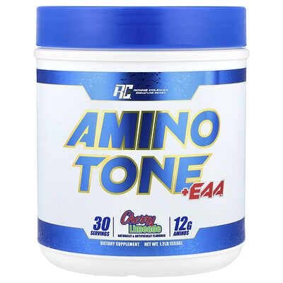 Ronnie Coleman, Serie Signature, Amino Tone + EAA™, Limada de cereza, 553 g (1,2 lb)