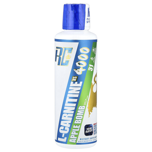 Ronnie Coleman L-Carnitine XS™ 4000, Apple Bomb, 15.72 fl oz (465 ml)