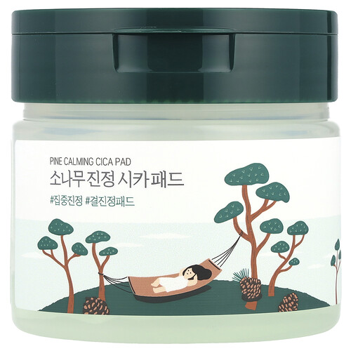 Round Lab Pine Calming CICA Pad, 50 Pads, 6.59 fl oz (195 ml)