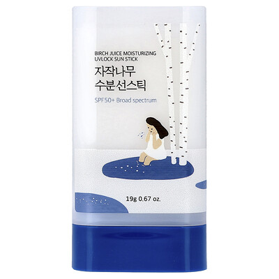 Round Lab Birch Juice Moisturizing UVLock Sun Stick SPF 50 067 oz 19 g