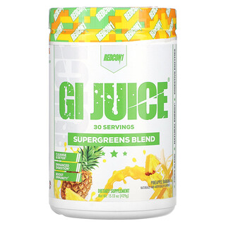 Redcon1, Sok GI, mieszanka supergreens, ananas z bananem, 429 g