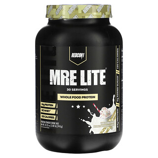 Redcon1, MRE Lite, teljes élelmiszer-fehérje, vaníliás turmix, 945 g