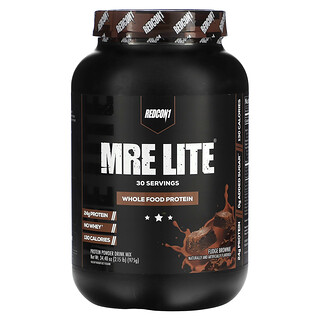 Redcon1, MRE Lite, Proteína de alimentos integrales, Brownie con ganache, 975 g (2,15 lb)