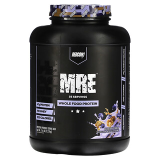 Redcon1, MRE, Proteína de alimentos integrales, Zapatero de arándanos azules`` 3250 g (7,16 lb)