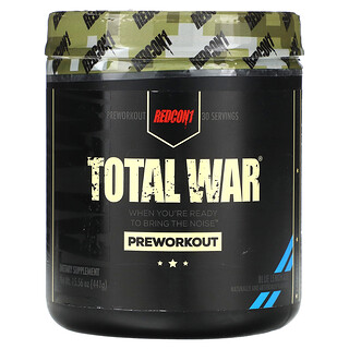 Redcon1, Total War®, przedtreningówka, niebieska lemoniada, 441 g