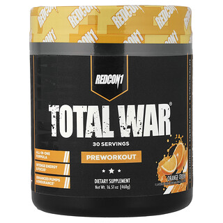 Redcon1, Total War®, Egzersiz Öncesi, Orange Crush, 444 g (15,66 oz)