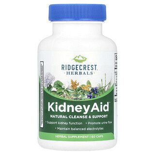 RidgeCrest Herbals‏, KidneyAid ™ ، 60 كبسولة