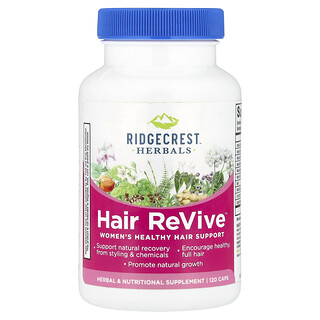 RidgeCrest Herbals, Hair ReVive™, 120 cápsulas