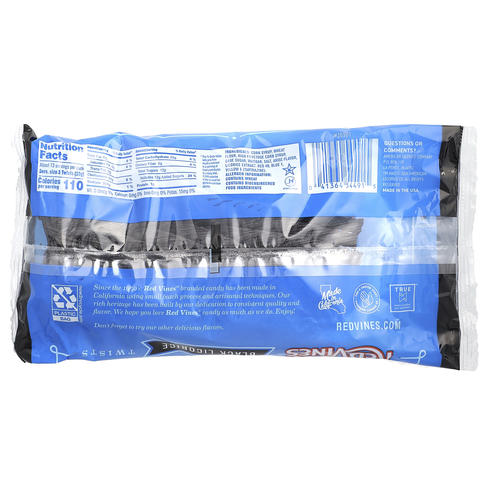 Twists, schwarzes Lakritz, 14 oz (397 g) - Bild 2 von 2