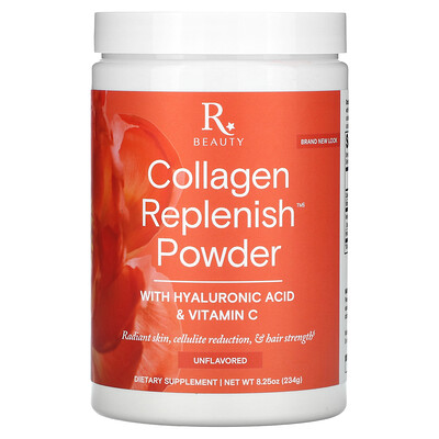 Reserveage Beauty  Collagen Replenish Powder  Unflavored  8.25 oz (234 g)
