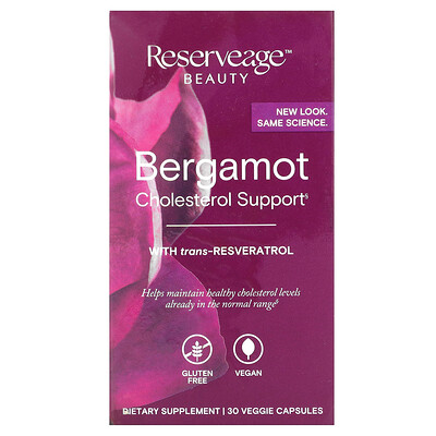 Product Image for Reserveage Beauty, Bergamot Cholesterol Support, 30 Veggie Capsules