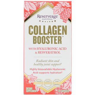 ReserveAge Nutrition, Collagen Booster, Potenciador del colágeno, 120 cápsulas