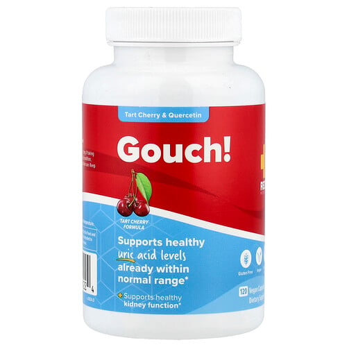 Redd Remedies, Gouch!, Tart Cherry & Quercetin, Sauerkirsche und Quercetin, 120 vegane Kapseln