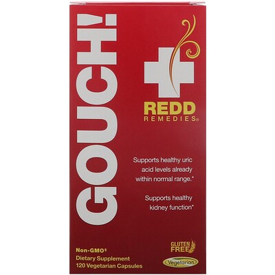 Redd Remedies Gouch!, 120 Vegetarian Capsules