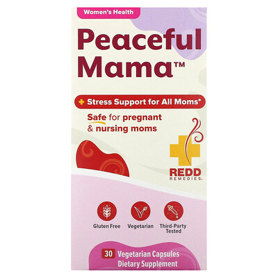 Product Image for Redd Remedies, Peaceful Mama, 30 Vegetarian Capsules