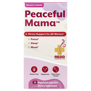 Redd Remedies, Fredelig mamma, 30 vegetariske kapsler