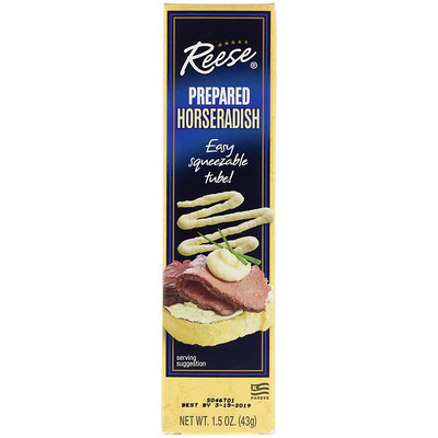 

Reese Prepared Horseradish, 1.5 oz (43 g)