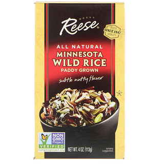 Reese, 全天然，明尼苏达野生稻，微妙的坚果味，4 盎司（113 克）