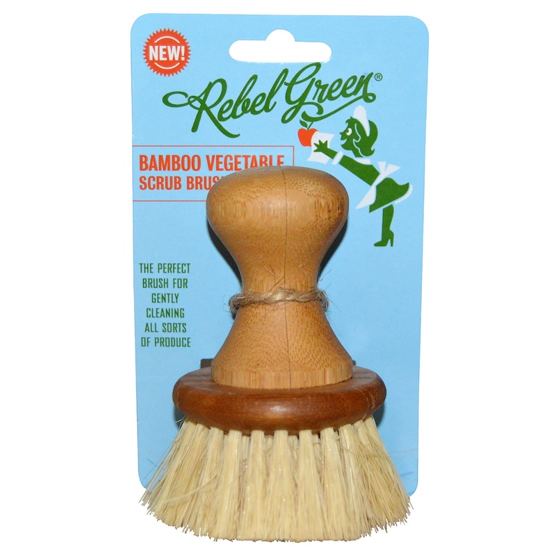 Rebel Green, Bamboo Vegetable Scrub Brush iHerb