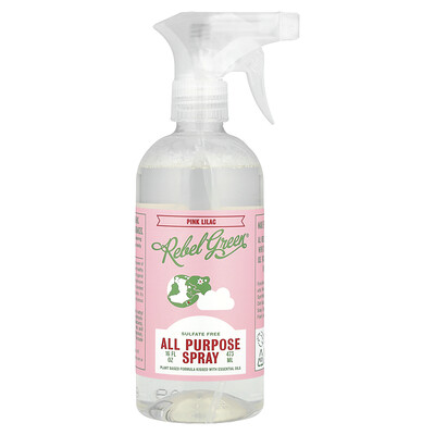 Rebel Green All Purpose Spray Pink Lilac 16 fl oz (473 ml)