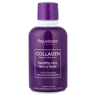 Rejuvicare, Collagen Beauty Formula, Complejo de colágeno líquido, Uva, 473 ml (16 oz. líq.)