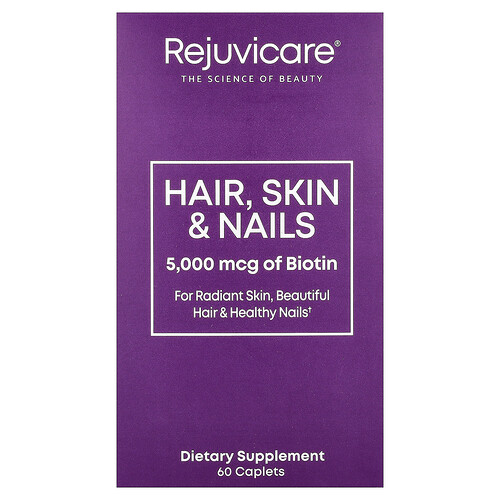 Rejuvicare, Hair, Skin & Nails, 60 Caplets