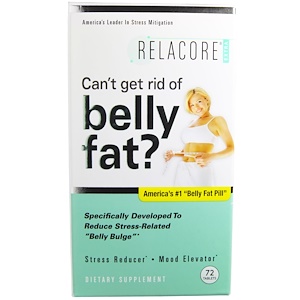Отзывы о Релакоре, Extra, Belly Fat Pill, 72 Tablets