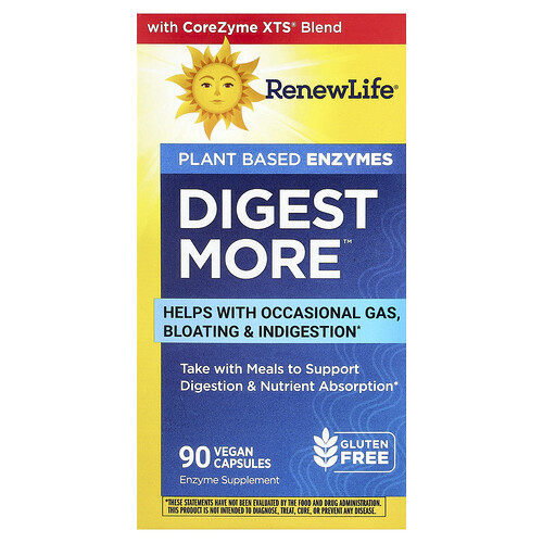 Renew Life, DigestMore™ Enzymen, 90 vegetarische capsules