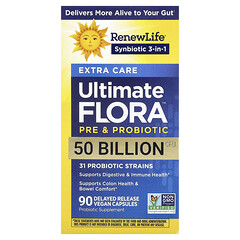Ultimate Flora™, пребіотики та пробіотики, 90 веганських капсул із відстроченим вивільненням