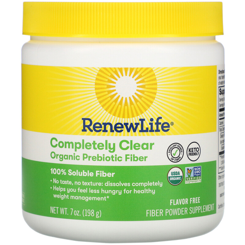 Renew Life, Completely Clear Organic Prebiotic Fiber, 7 oz (198 g) iHerb