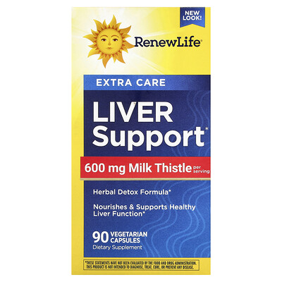 Product Image for Renew Life, Liver Support, 90 Vegetarian Capsules