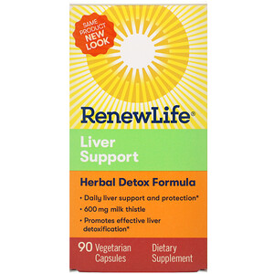 Отзывы о Ренев Лифе, Liver Support, Herbal Detox Formula, 90 Vegetarian Capsules