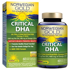 Отзывы о Ренев Лифе, Critical DHA, Natural Orange Flavor, 60 Enteric-Coated Softgels