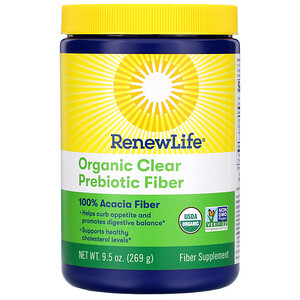 Отзывы о Ренев Лифе, Organic Clear Prebiotic Fiber, 9.5 oz (269 g)